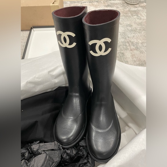 Chanel Brand New Rain boots - Picture 2 of 8